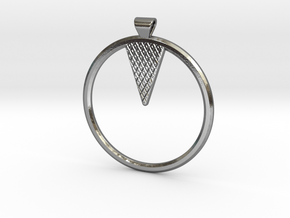 10-90 Pendant in Polished Silver