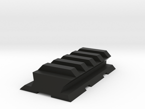 VZ61 Upper Picatinny Rail in Black Premium Versatile Plastic