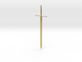 Ice - Ned Stark's Sword -  Game Of Thrones in Natural Brass
