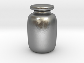 bottle in Natural Silver