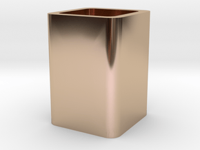 pen container in 14k Rose Gold