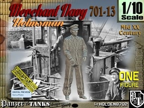 1/10 Merchant Navy Helmsman 701-13 in White Natural Versatile Plastic