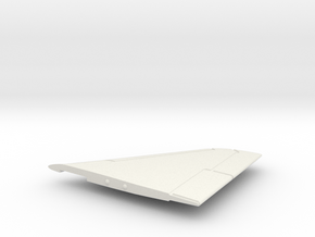 A-4M-144scale-02-RightWing-SlatsUp in White Natural Versatile Plastic