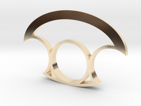 Arco 12 B in 14k Gold Plated Brass: 7.75 / 55.875