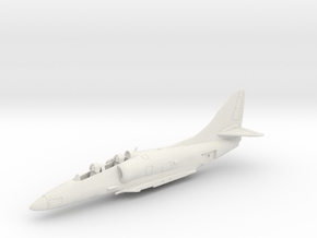 TA-4F-144scale-01-Airframe in White Natural Versatile Plastic
