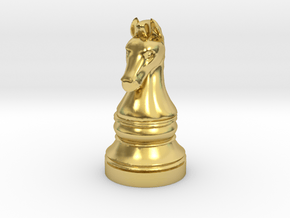 Knight - [2,1] Classic in Polished Brass