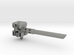 Ignoble Foe - 3mm Makeshift Battle Hammer in Gray PA12