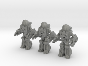 Autobot Exosuit Squad of 3, 35mm miniatures in Gray PA12