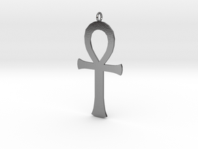 ankh in Polished Silver