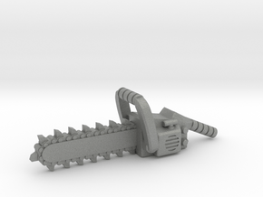 Chainsaw, 1:12 scale, 4mm grips in Gray PA12