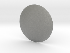 Round Custom Symbol Shield, 3mm in Gray PA12