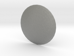 Round Custom Symbol Shield, 4mm in Gray PA12