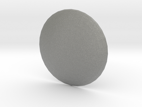 Round Custom Symbol Shield, 5mm in Gray PA12