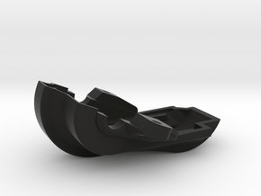 Pont AV Lower part - Front Axle Lower in Black Premium Versatile Plastic