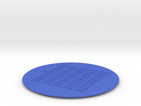 Base plate 5 x 10 in Blue Processed Versatile Plastic