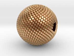 Fibonacci Sphere - brass in Natural Bronze