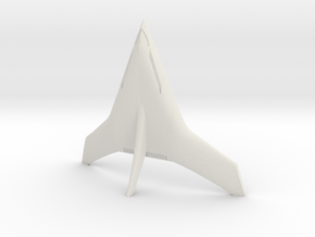 (1:285) Burt Rutan Stealthy Tailsitter Concept in White Natural Versatile Plastic