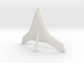 (1:144) Burt Rutan Stealthy Tailsitter Concept in White Natural Versatile Plastic