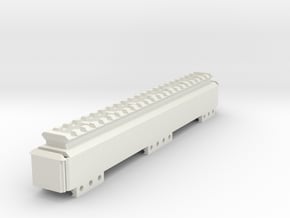 Stick Battery Box (230mm) with Top Picatinny Rail in White Natural Versatile Plastic