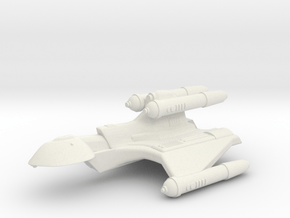 3788 Scale Romulan KillerHawk+ Super-Heavy Cruiser in White Natural Versatile Plastic