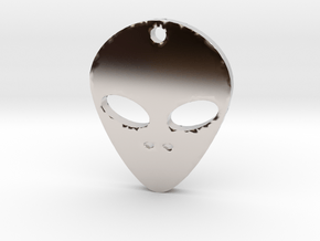 Alien Head in Platinum: Medium