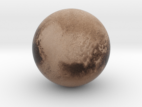 Pluto 1:100 million in Natural Full Color Sandstone