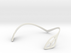 FLOS Choker. Smooth Elegance in White Natural Versatile Plastic: Medium