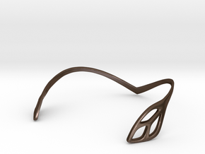 FLOS Choker. Smooth Elegance in Polished Bronze Steel: Medium