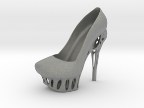 Left Biomimicry High Heel in Gray PA12