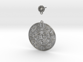 Aztec Dangle Earring (single) in Natural Silver
