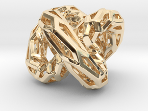 DRAGON Structura, Pendant. Strong Finesse in 14K Yellow Gold