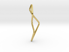 A-LINE Enmotion, Pendant. Pure Chic in Polished Brass