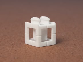 Rokenbok Single Snap Block in White Natural Versatile Plastic