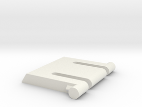 1 Keyboard Leg / Tab for Logitech K360 Keyboard in White Natural Versatile Plastic