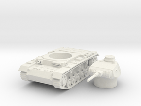 panzer III F scale 1/87 in White Natural Versatile Plastic