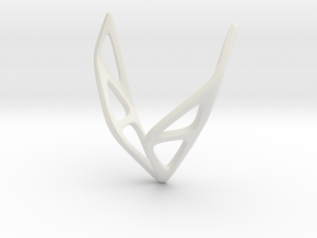 sWINGS Soft Structura, Pendant in White Natural Versatile Plastic