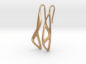 sWINGS Soft Structura, Earrings in Natural Bronze