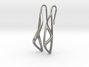 sWINGS Soft Structura, Earrings in Natural Silver