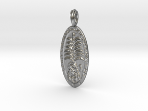 st christ in Natural Silver