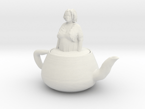 Printle E Femme 003 - 1/24 - Teapot in White Natural Versatile Plastic