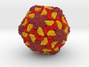 Tobacco Necrosis Virus in Natural Full Color Sandstone