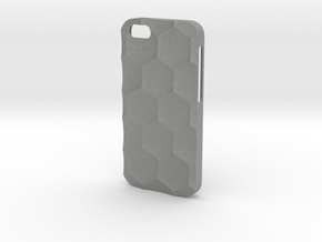 iPhone SE/5S Case_Hexagon in Gray PA12