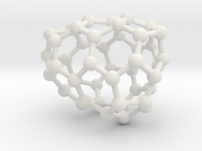 0647 Fullerene c44-19 c1 in White Natural Versatile Plastic