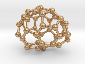0648 Fullerene c44-20 c1 in Natural Bronze