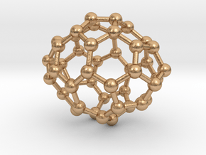 0652 Fullerene c44-24 d2 in Natural Bronze