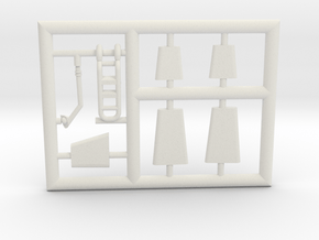 F5A-144-3-partfret-white-2 in White Natural Versatile Plastic