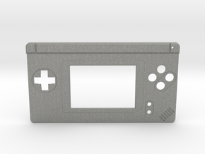 Gameboy Macro Faceplate (for DS Lite) - 4 Buttons in Gray PA12