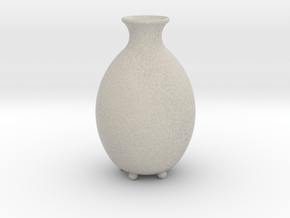 Vase "Buton" in Natural Sandstone