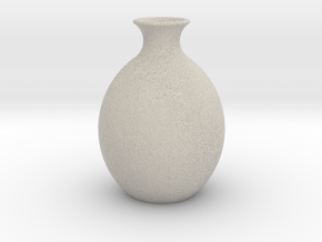 Vase porcelain / decanter in Natural Sandstone