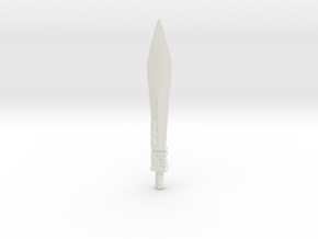 Energo Sword for PotP Grimlock in White Natural Versatile Plastic